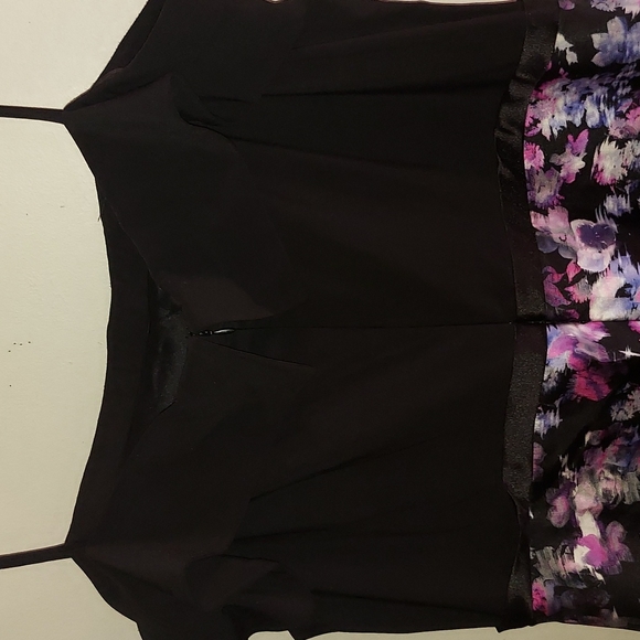 BNWOT SIZE 20W Plus Size Morgan & Company Floral Cocktail Dress - Picture 11 of 12